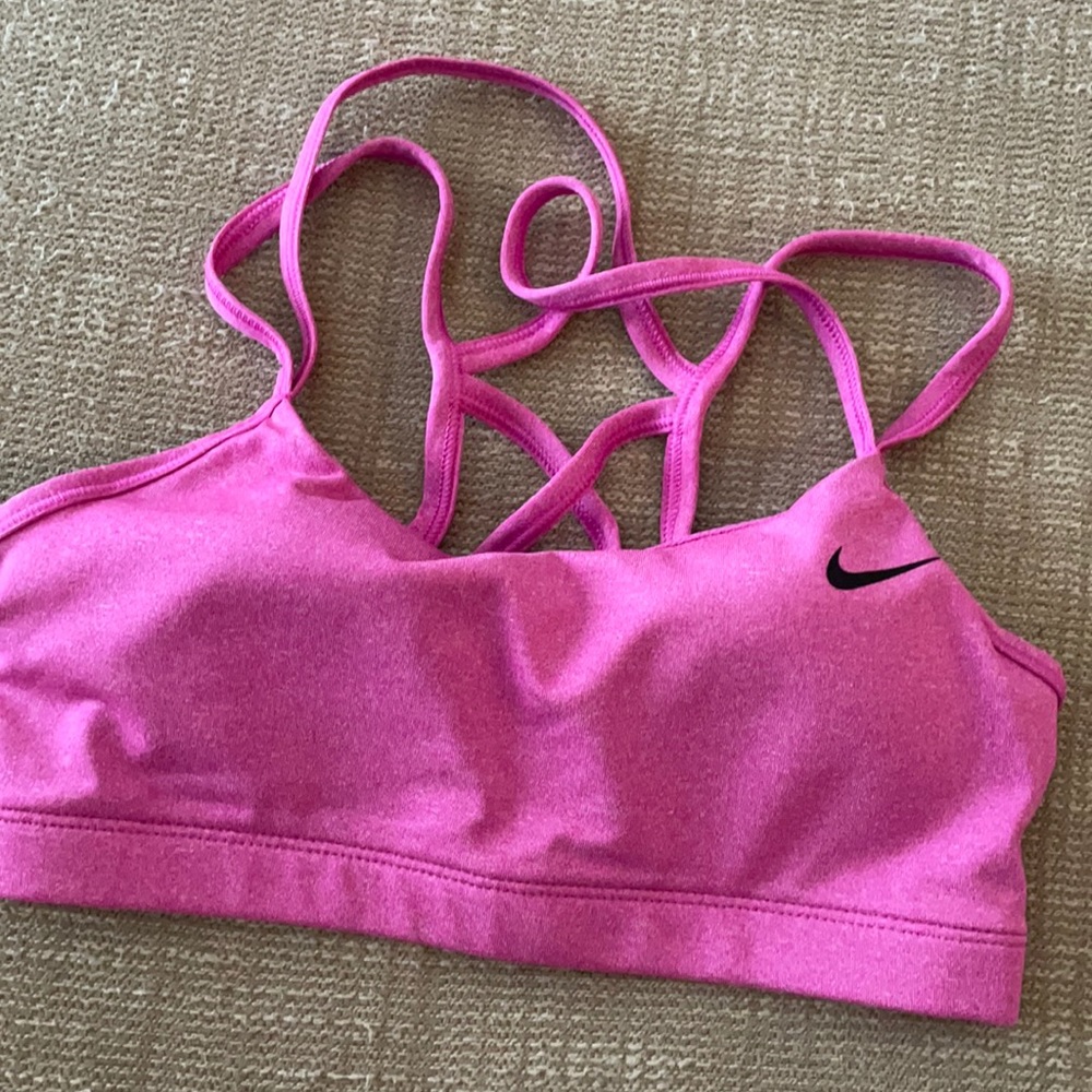 Pink Nike Sports Bra size Small